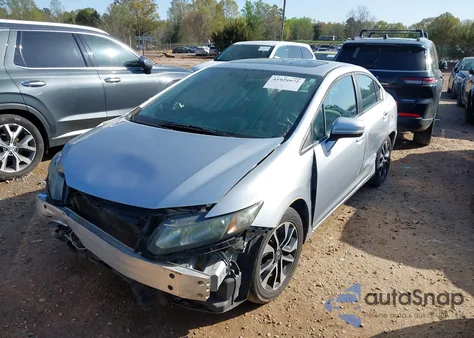 2014 Honda Civic Ex из США, поврежденный, VIN 19XFB2F86EE061817
